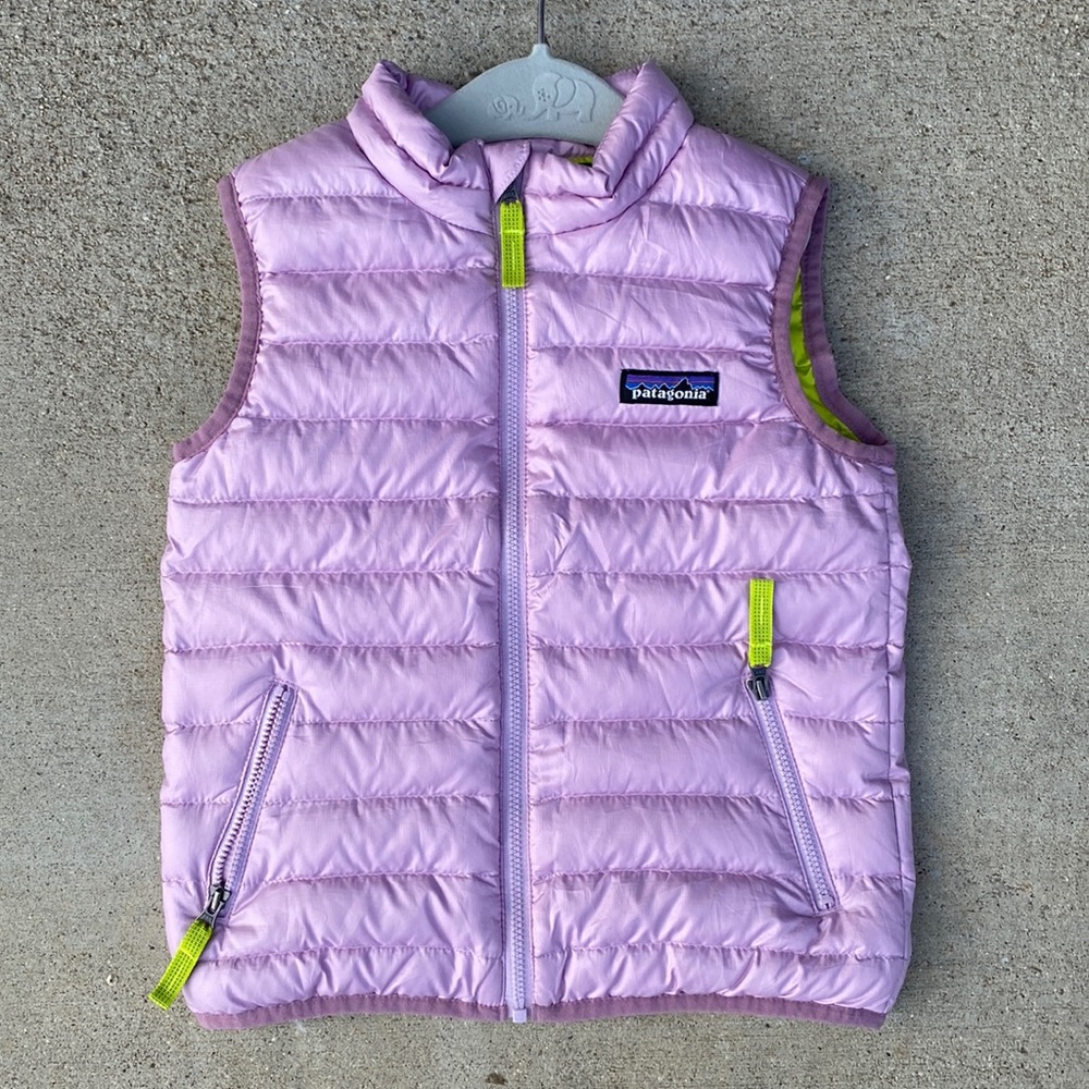 Patagonia pink zipper vest